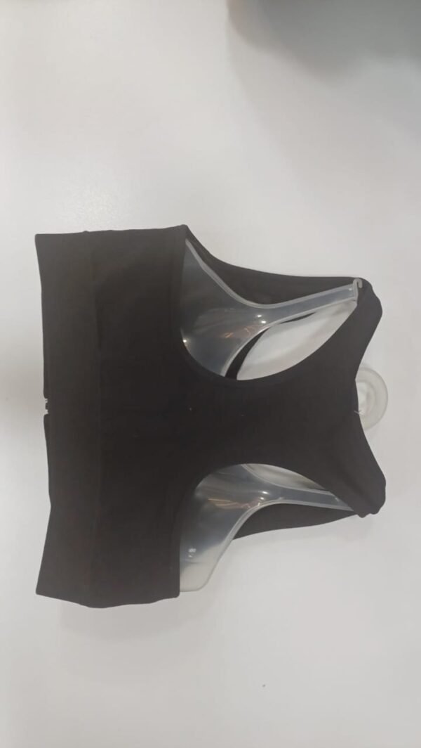 bra (with zipper + cotton fabric)